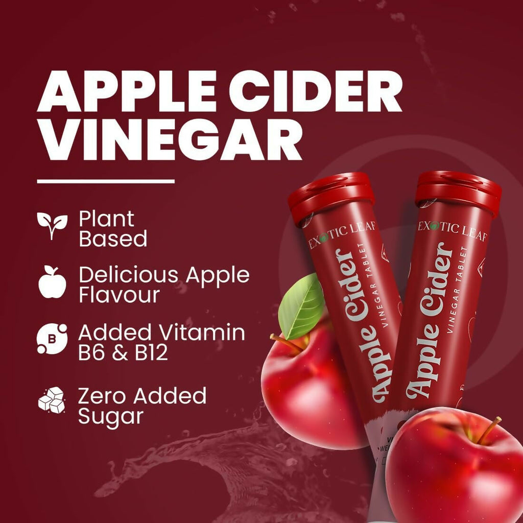 Exotic Leaf Apple Cider Vinegar Tablets - Distacart
