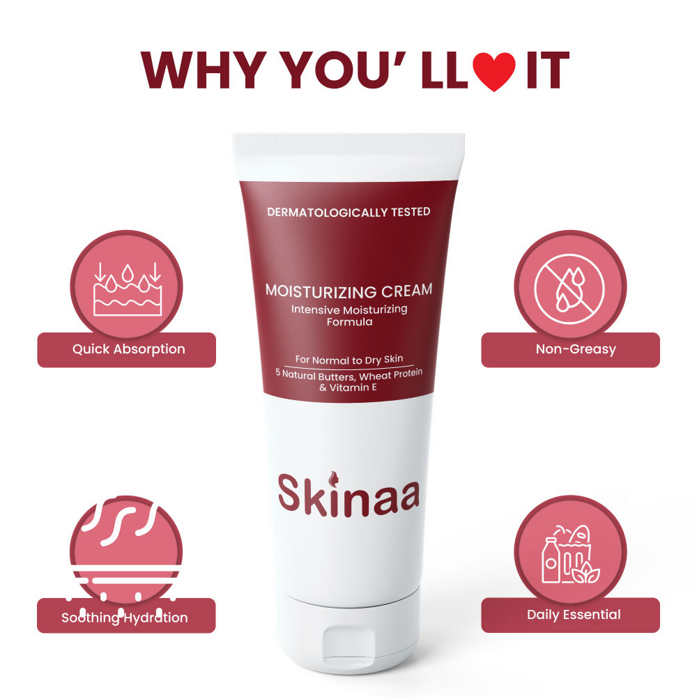 Skinaa Moisturizing Cream With Vitamin C, And Natural Butter