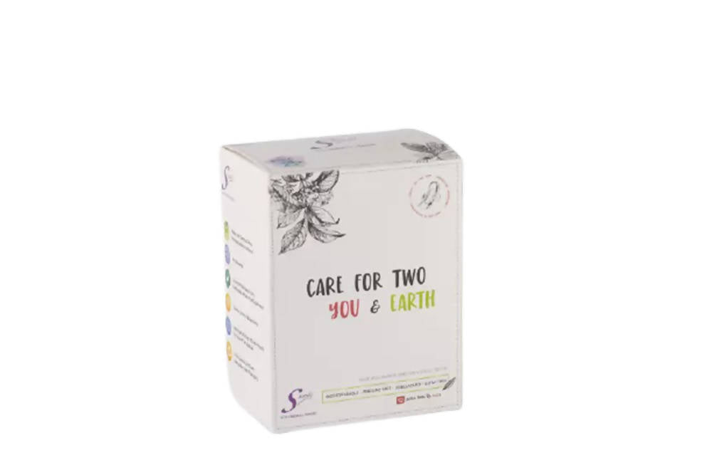Saathi Bamboo Fiber Regular Flow Sanitary Napkins Pack