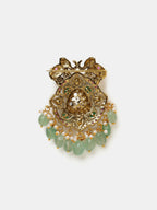Ruby Raang Mint Emerald Brooch