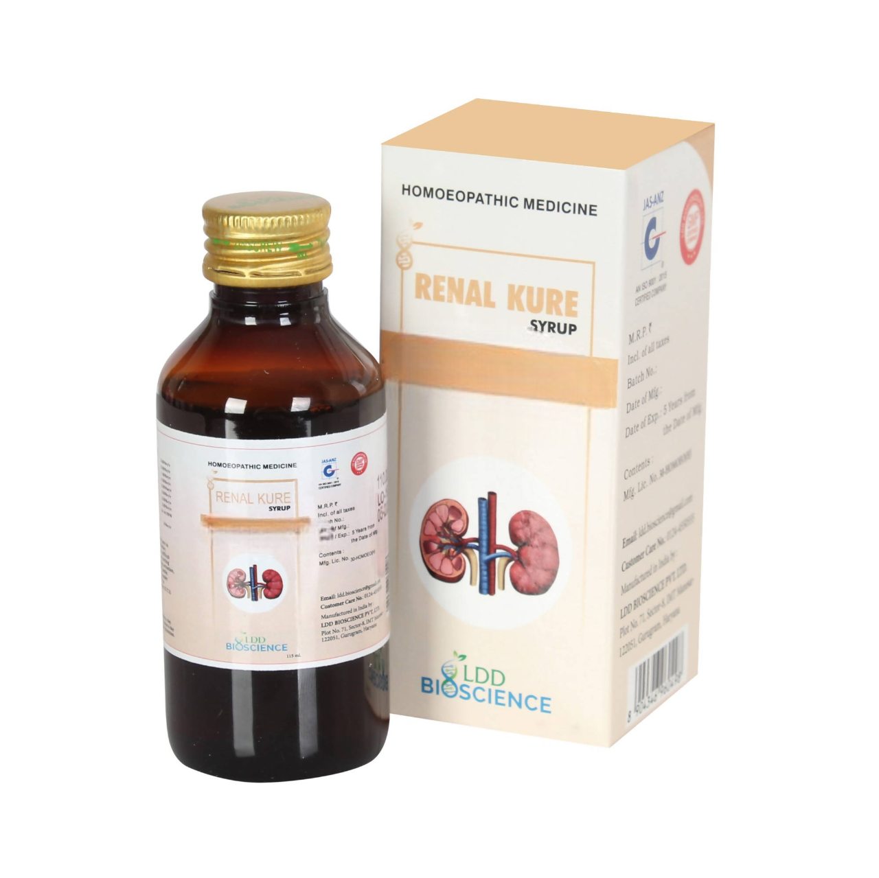 LDD Bioscience Homeopathy Renal Kure Syrup