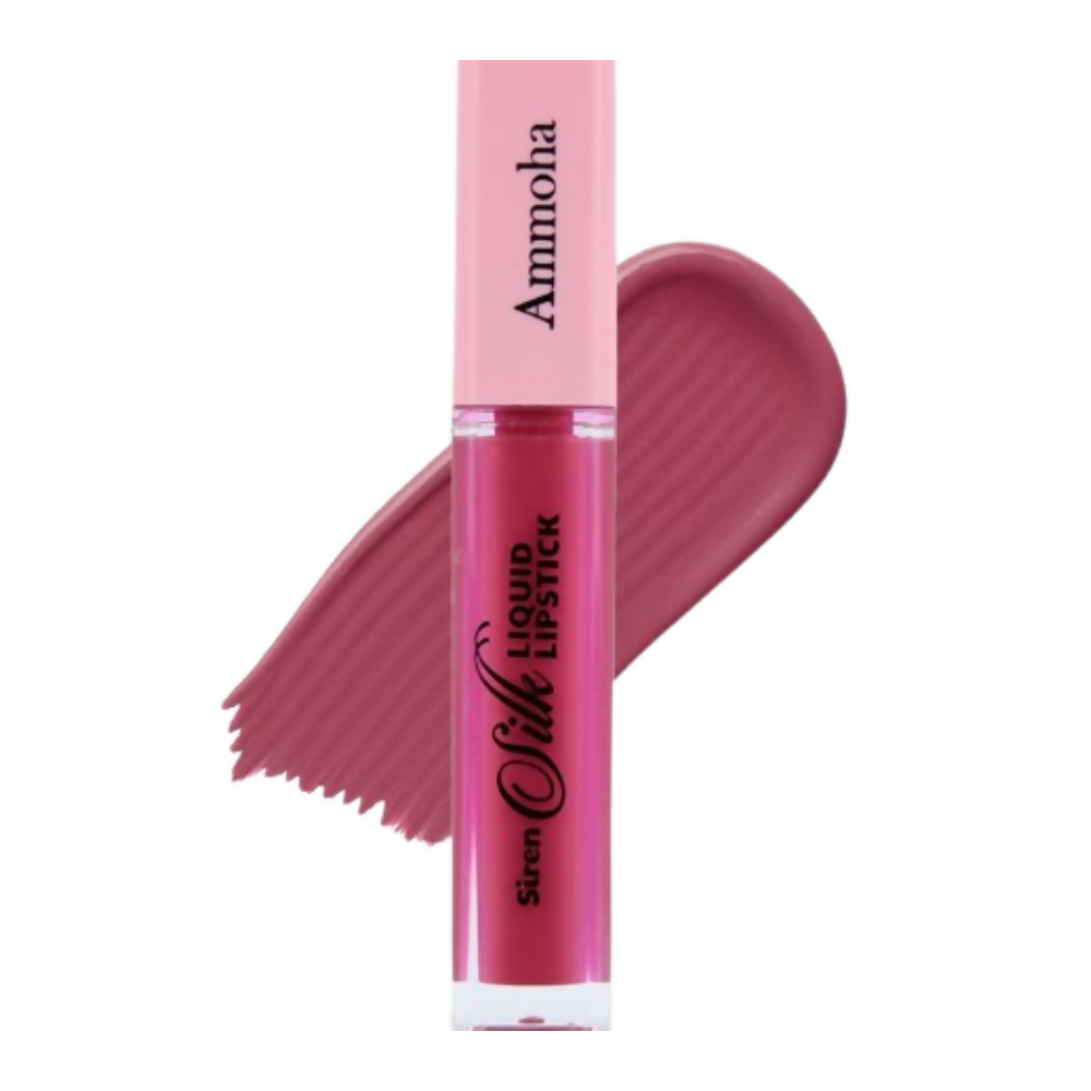 Ammoha Cosmetics Long-Lasting, Matte-Finished Rosewood Glow Color Liquid Lipstick