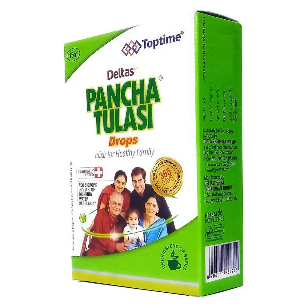 Deltas Pancha Tulasi Drops - Distacart
