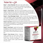 Globus Naturals Anti-Ageing Red Wine 6 Step Facial Kit - Distacart