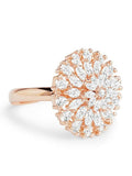 Joban Fashion Rose Gold Brass Adjustable Ring