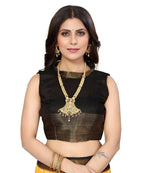 Vamika Cotton Yellow Jari Border Bollywood Style Saree (DINO YELLOW) - Distacart