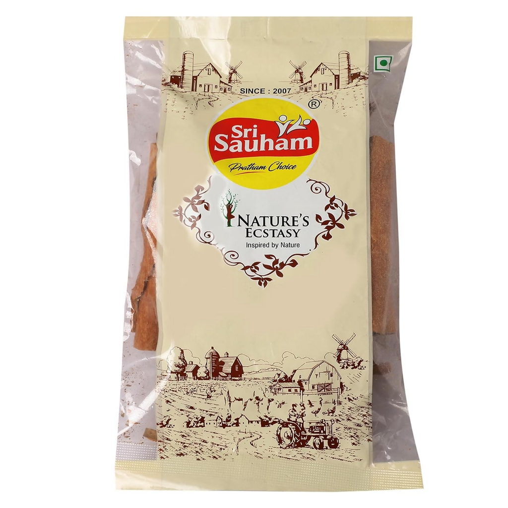 Sri Sauham Premium Cinnamon Stick (Dalchini)