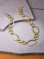 NVR Women Gold-Polished Statement Necklace