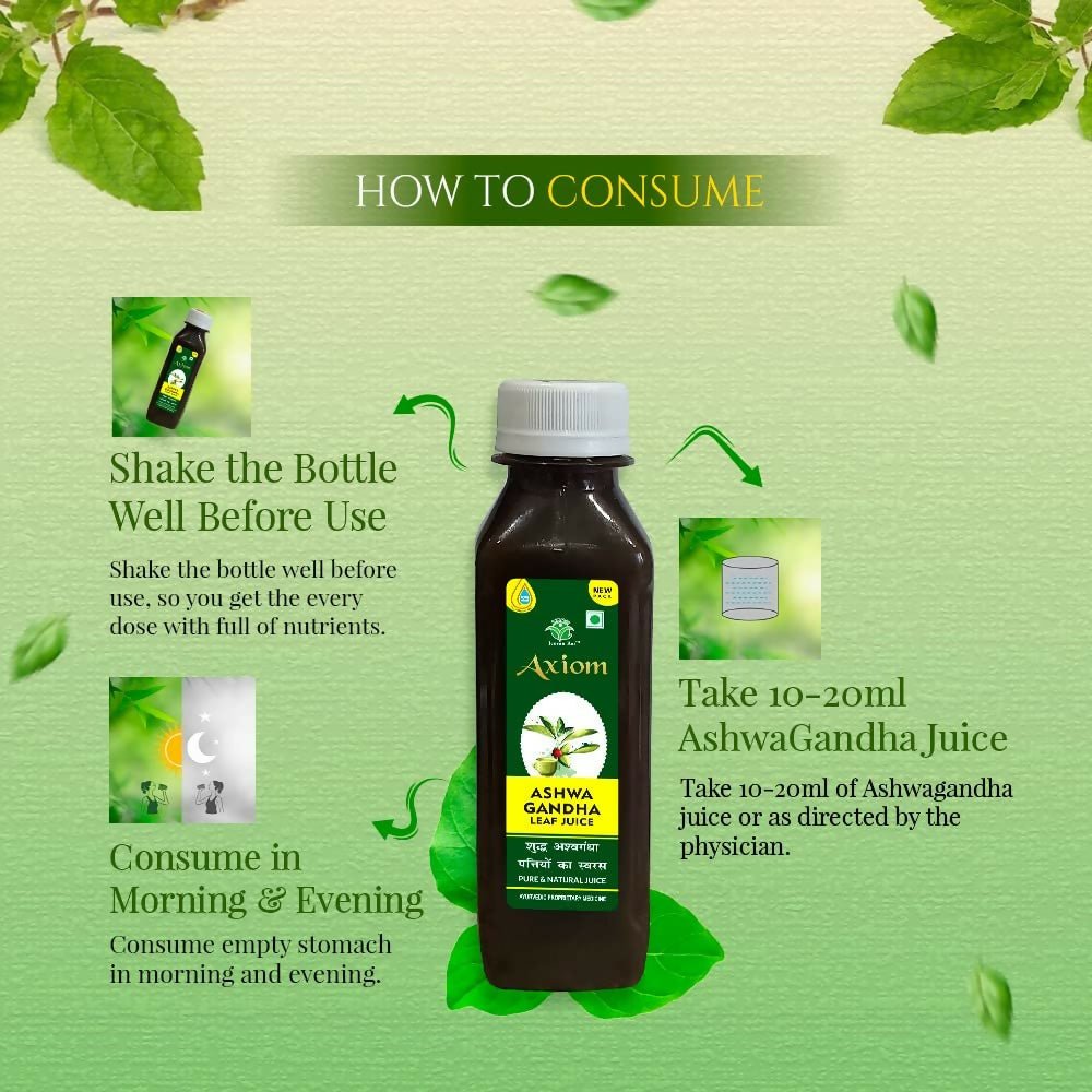 Axiom Ashwagandha Leaf Juice - Distacart