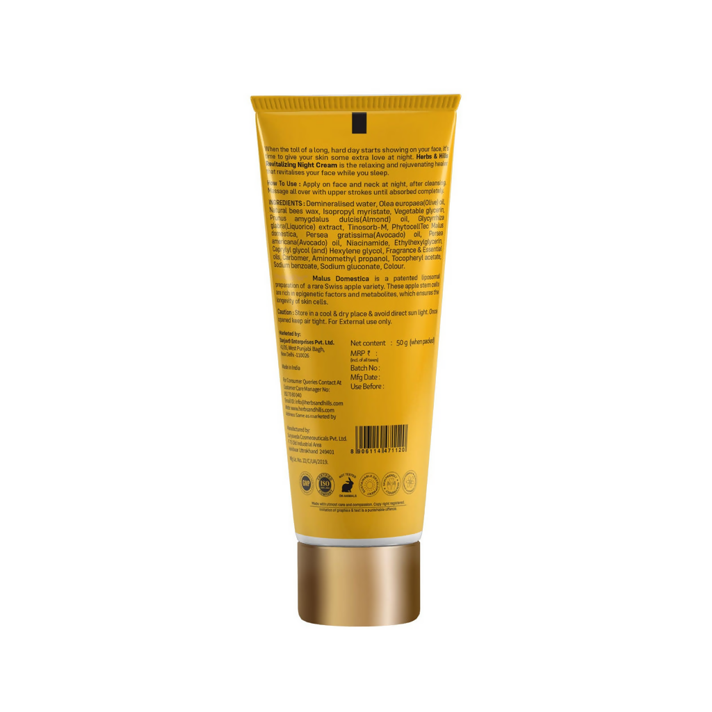 Herbs & Hills Revitalizing Night Cream (Swiss Range)