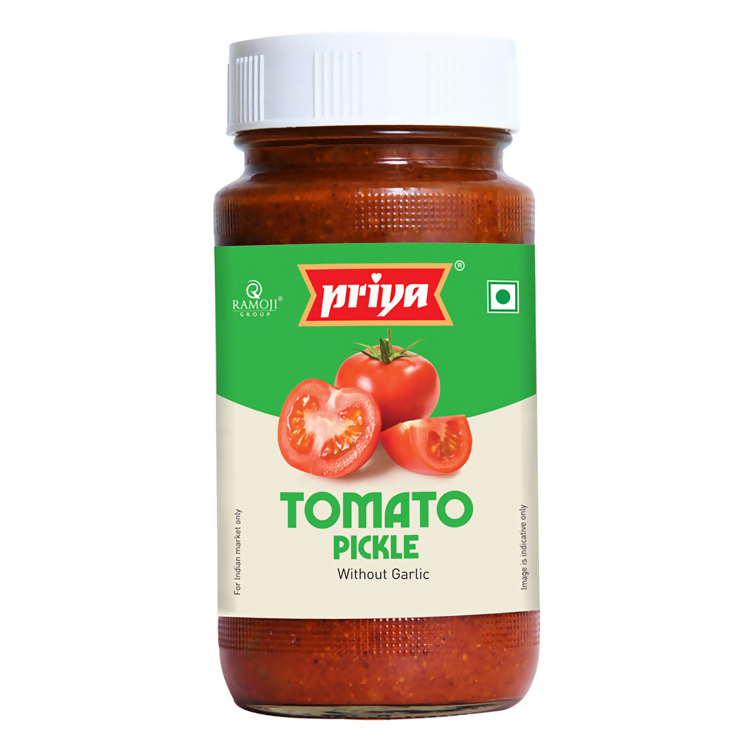 Priya Tomato Pickle Without Garlic - Distacart