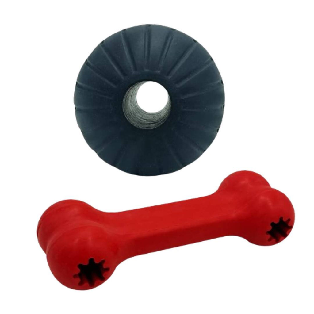 Goofy Tails Natural Rubber Dog Toys Combo