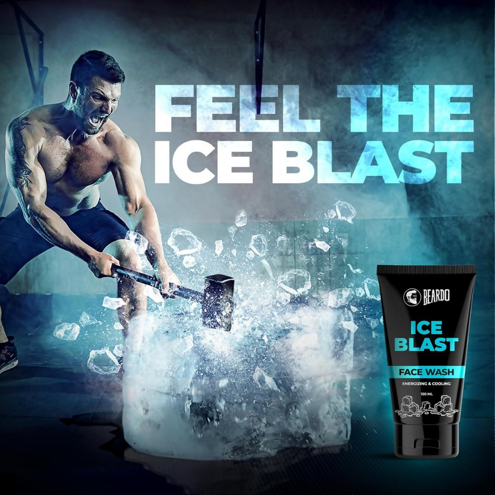 Beardo Ice Blast Cooling Facewash - Distacart