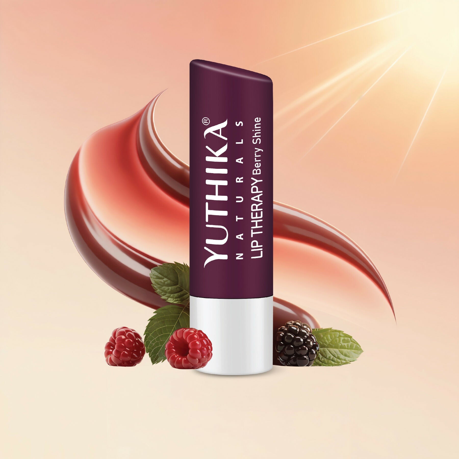 Yuthika Moisturizing Lip Balm – Berry Shine - Distacart