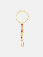 Ruby Raang Laal Noor Haath Phool - Distacart