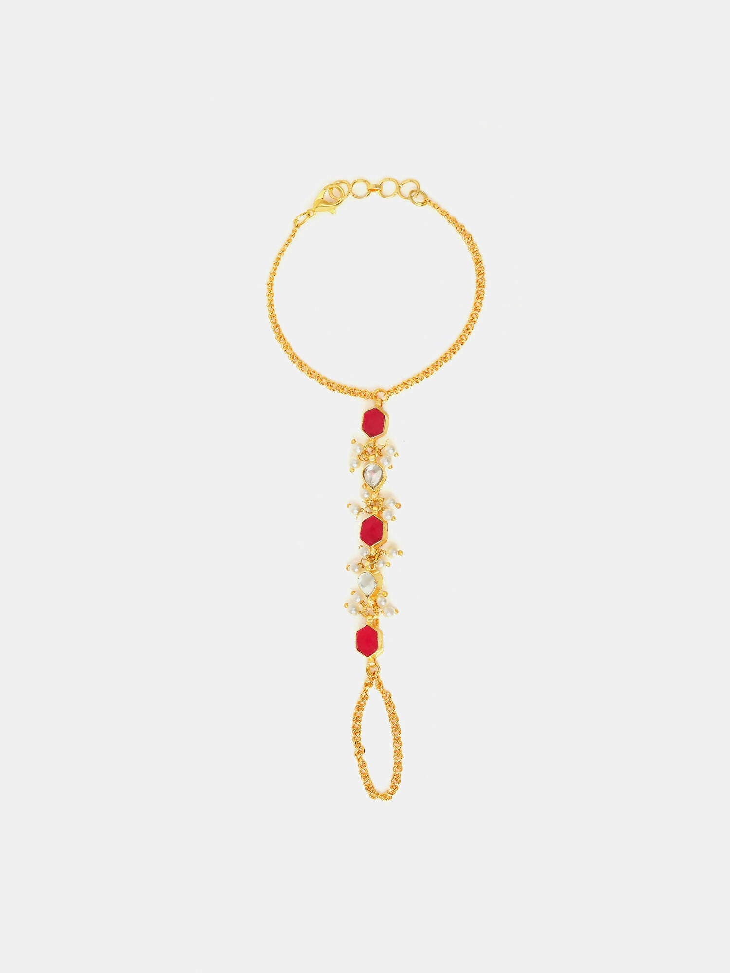 Ruby Raang Laal Noor Haath Phool - Distacart