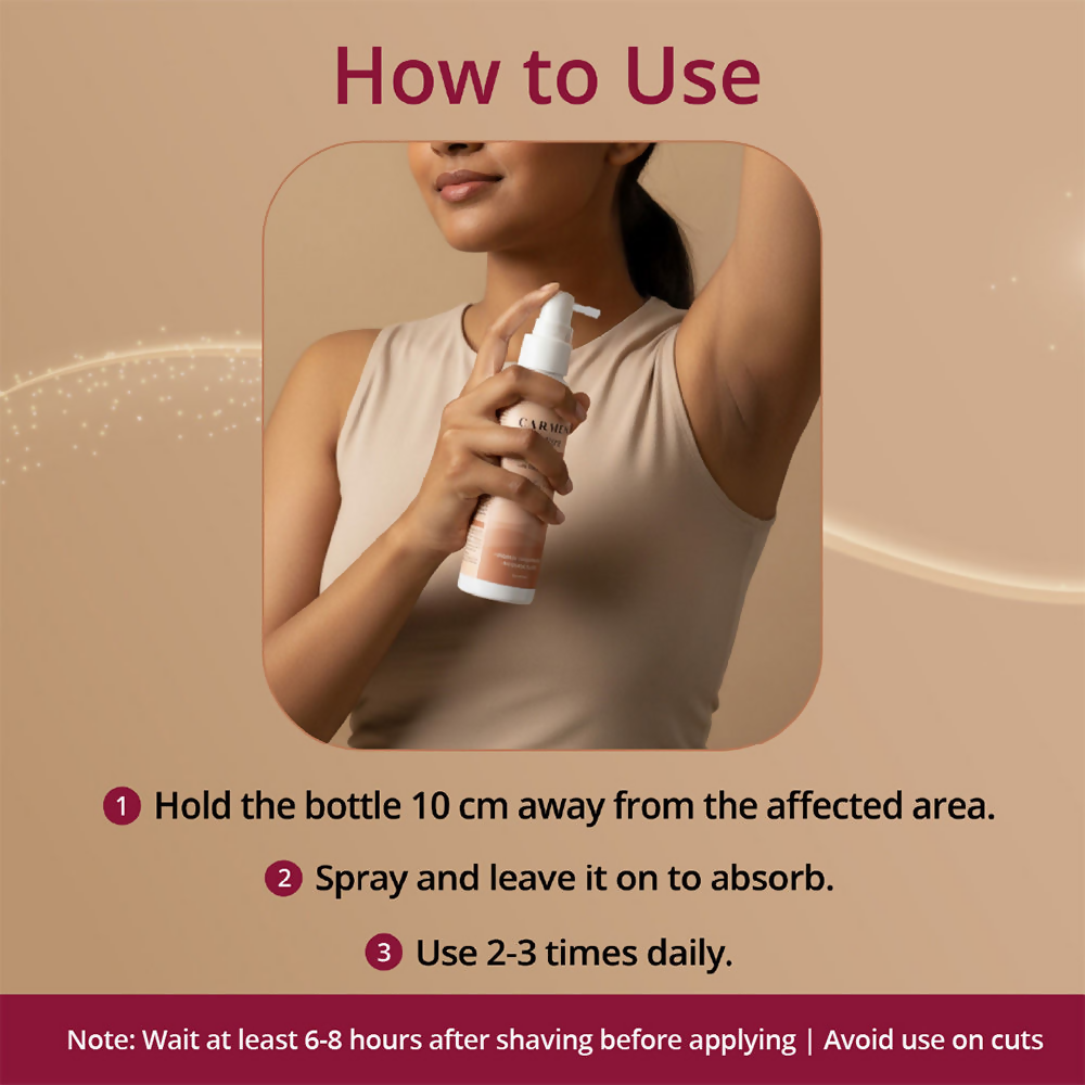 Carmesi Restore Underarm Spray With 5% Glycolic Acid