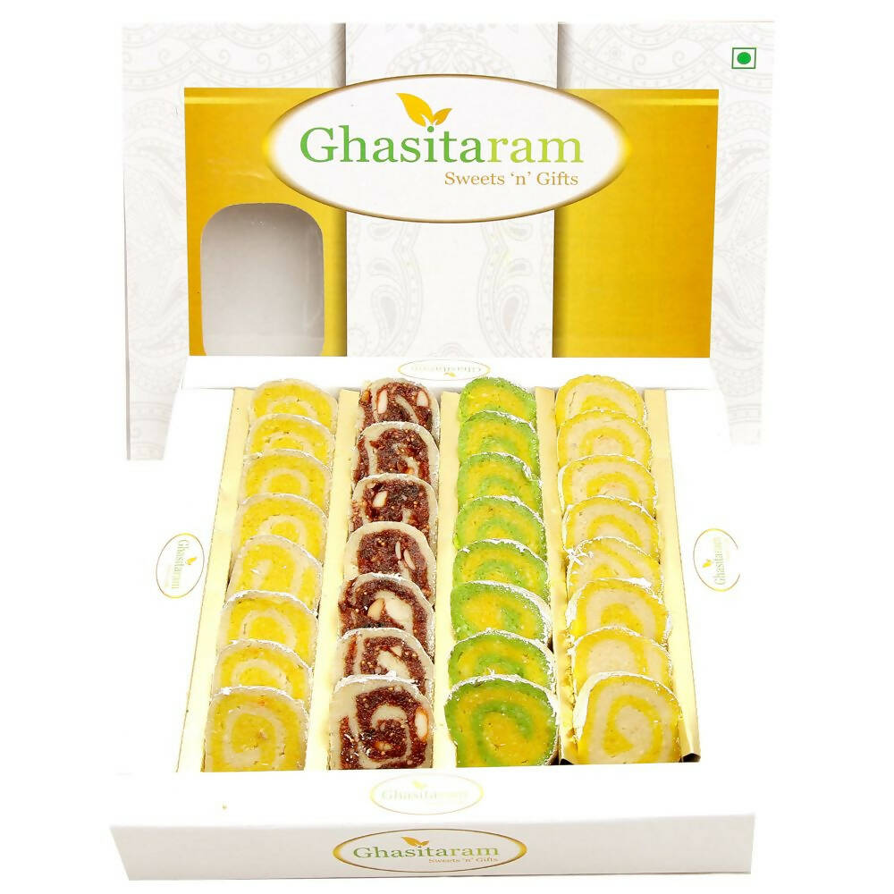 Ghasitaram Pure Kaju Pista Moon Sweets - Distacart