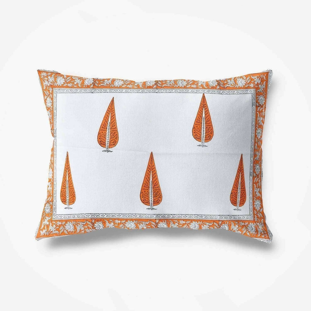Hand Block Printed Double 230x270 Cms Jaipuri Bedspread with 2 Pillow Covers