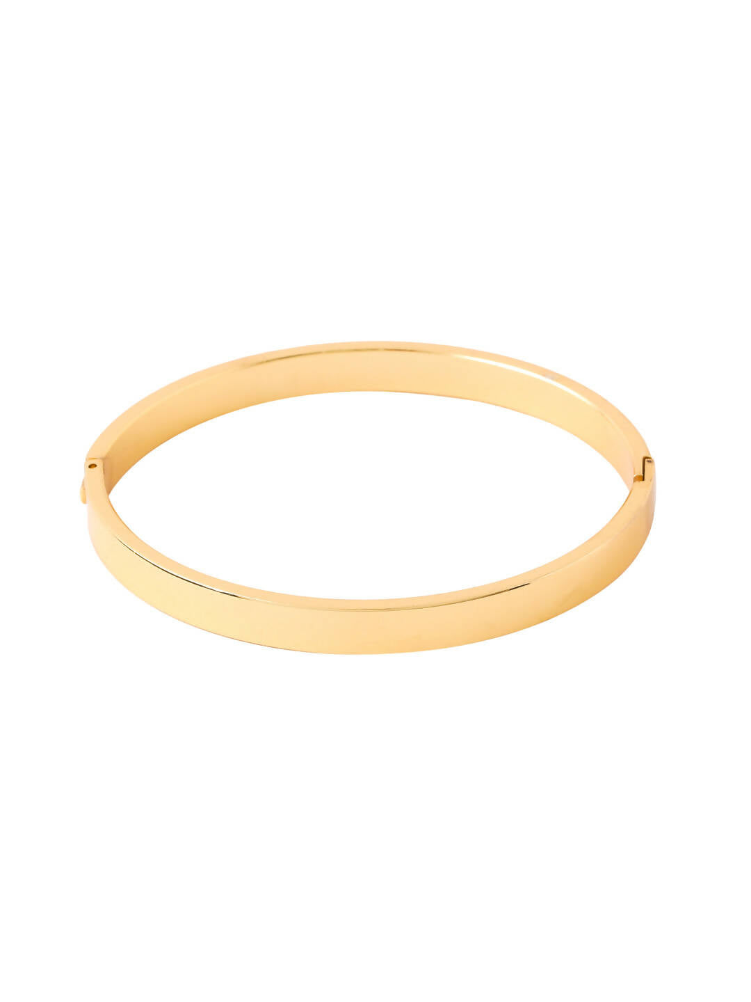NVR Men's Gold Metal Interlock Kada Bracelet - Distacart