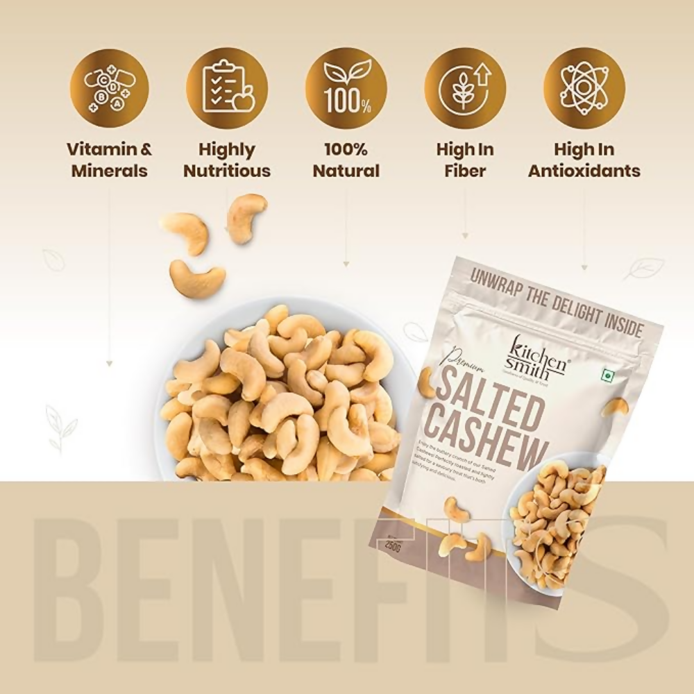 Kitchen Smith Premium Salted Whole Cashew - Distacart