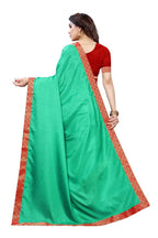 Vamika Rama Green Dola Silk Border Saree (Kirti Rama)