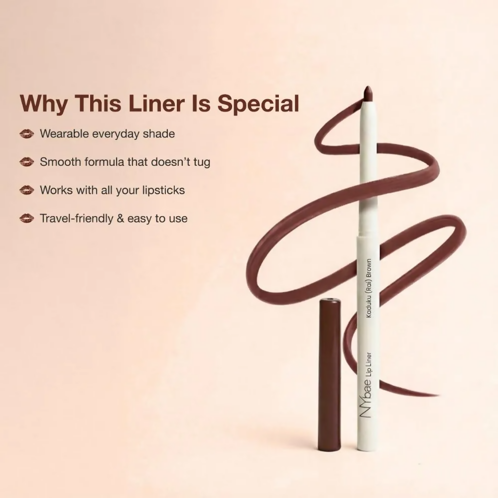 NY Bae 2-in-1 Lip Liner & Lip Colour - Kaduku Brown - Distacart