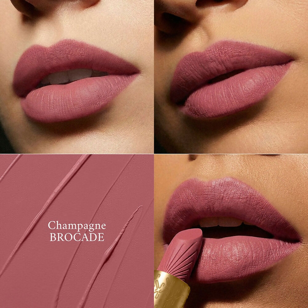 Kay Beauty x Falguni Shane Peacock Luxe Matte Lipstick - Champagne Brocade - Distacart