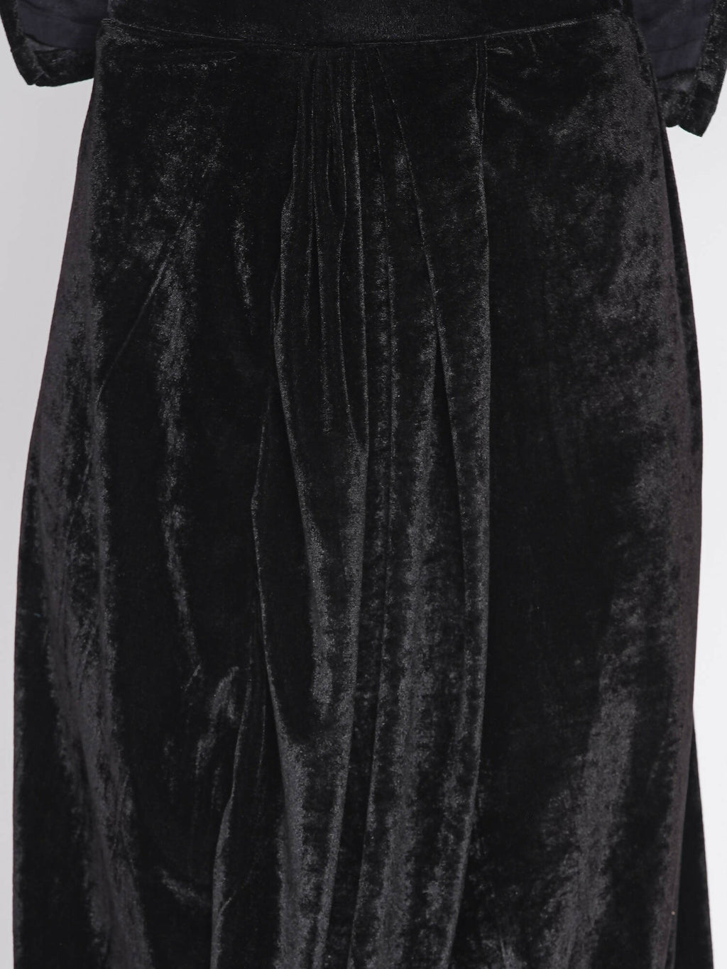 Women Republic Black Velvet Embroiderd Koti With Dhoti Pants - Distacart