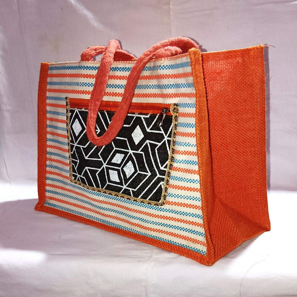 Jute Ladies Fashion Bags Combo - Big & Small