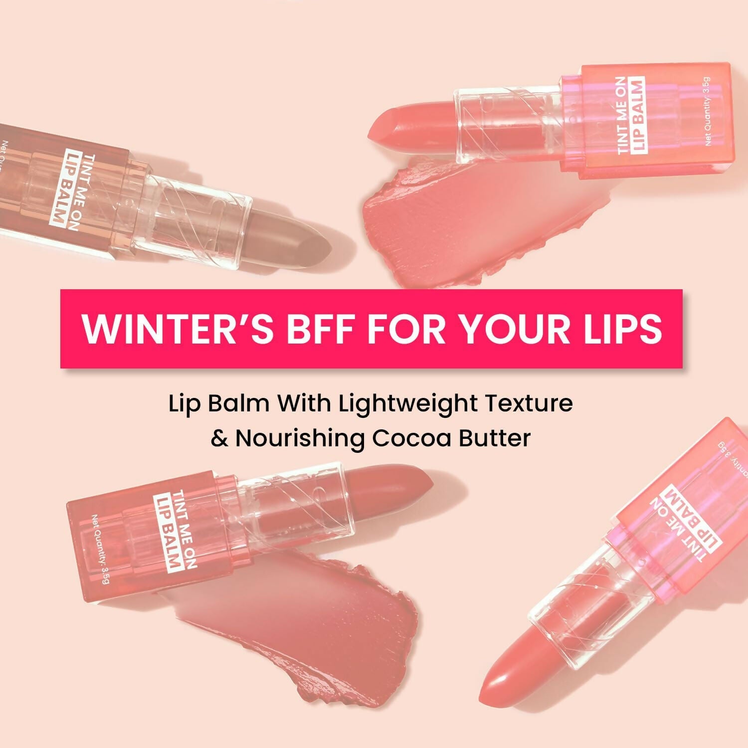Swiss Beauty Tint Me On Lip Balm - Pink Macaroon
