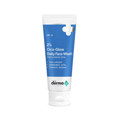 The Derma Co 2% Cica-Glow Face Wash For Glowing Skin