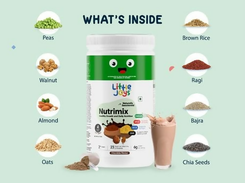 Little Joys Natural Organic & Anti-bacterial Neem Bodywash & NutriMix Nutrition Powder