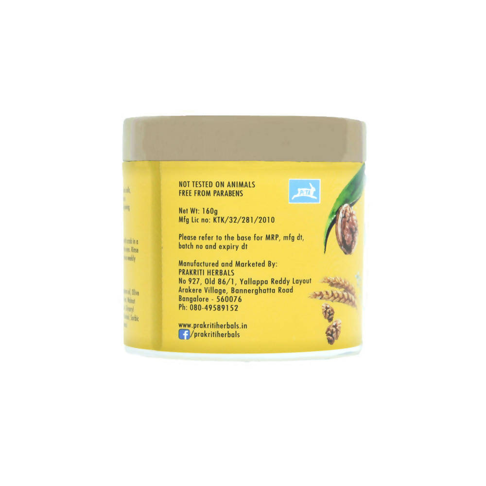 Prakriti Herbals Exfoliating Walnut Wheat Germ Oil Face Scrub