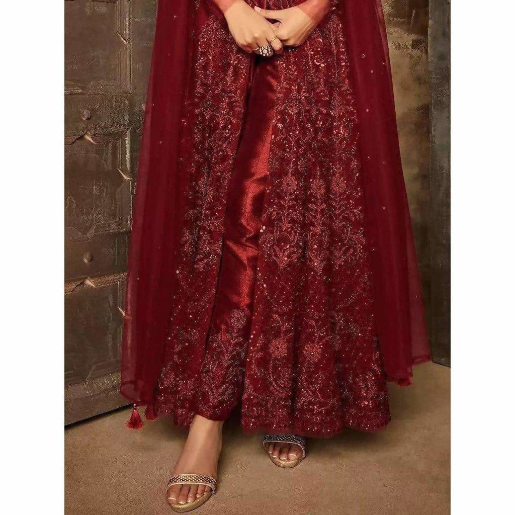 Maisha 7204 hit design on net fabric