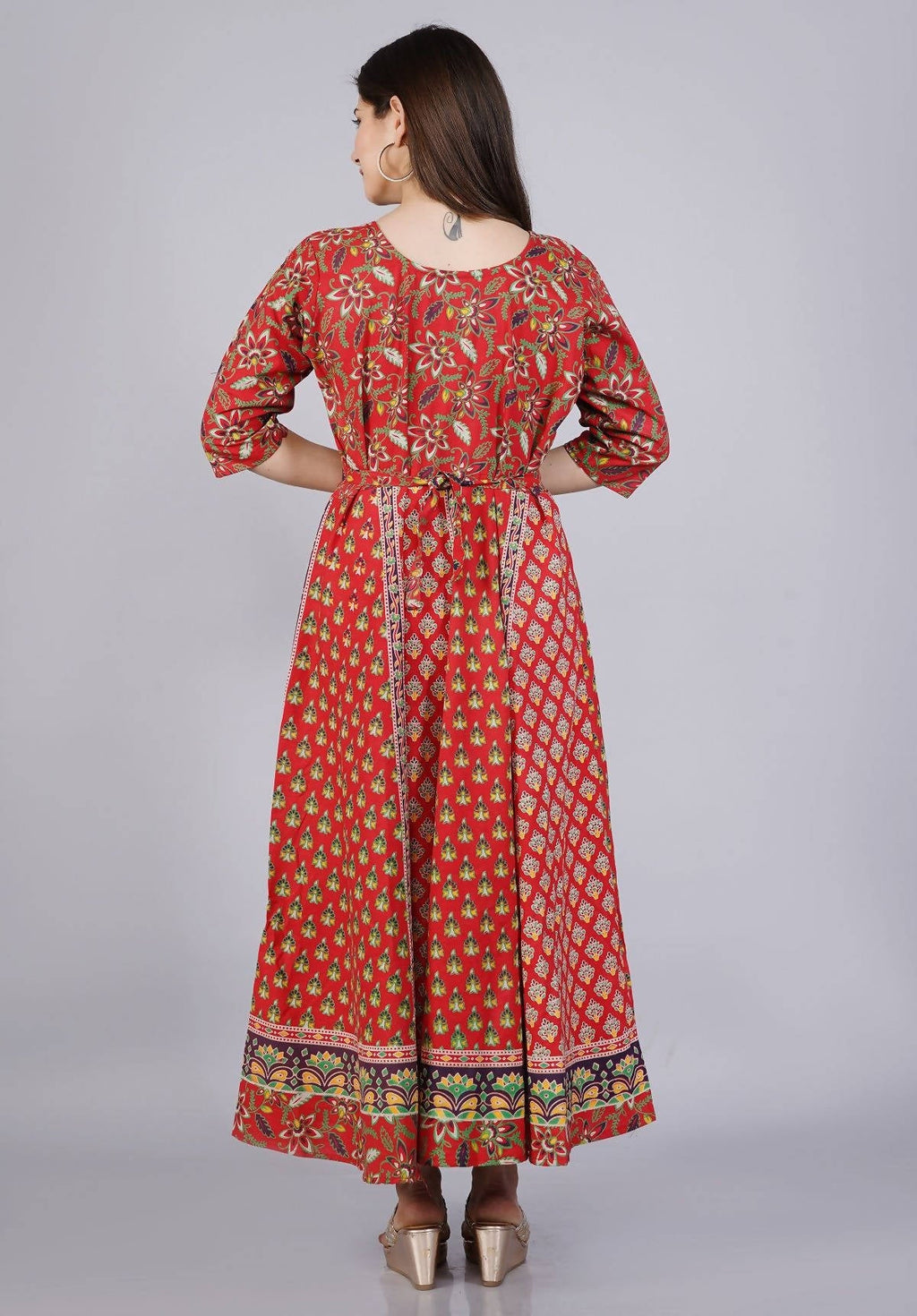 Vamika Multicolor Cotton Printed Party/Casual Wear Kurti (GAM14K)