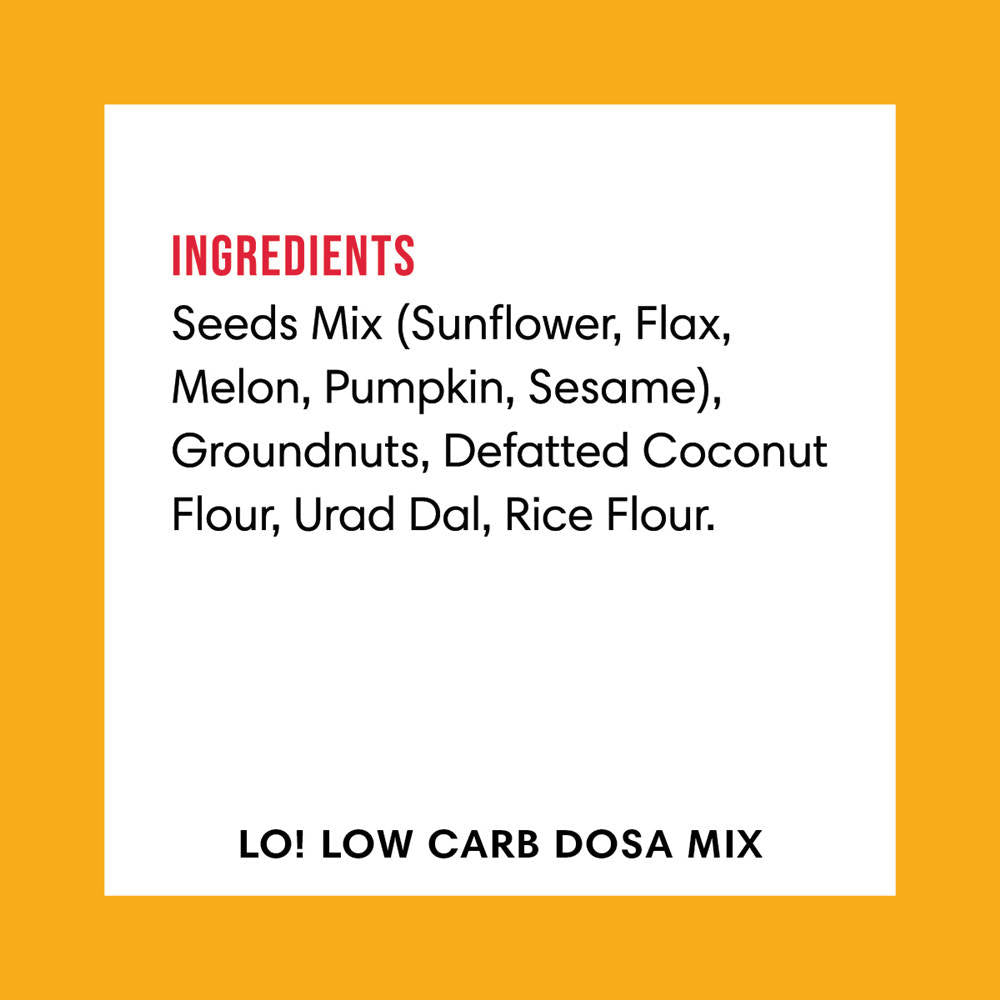 Lo Low Carb Dosa Mix
