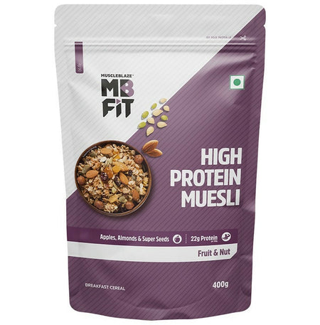 MuscleBlaze Fit High Protein Muesli - Fruits & Nut