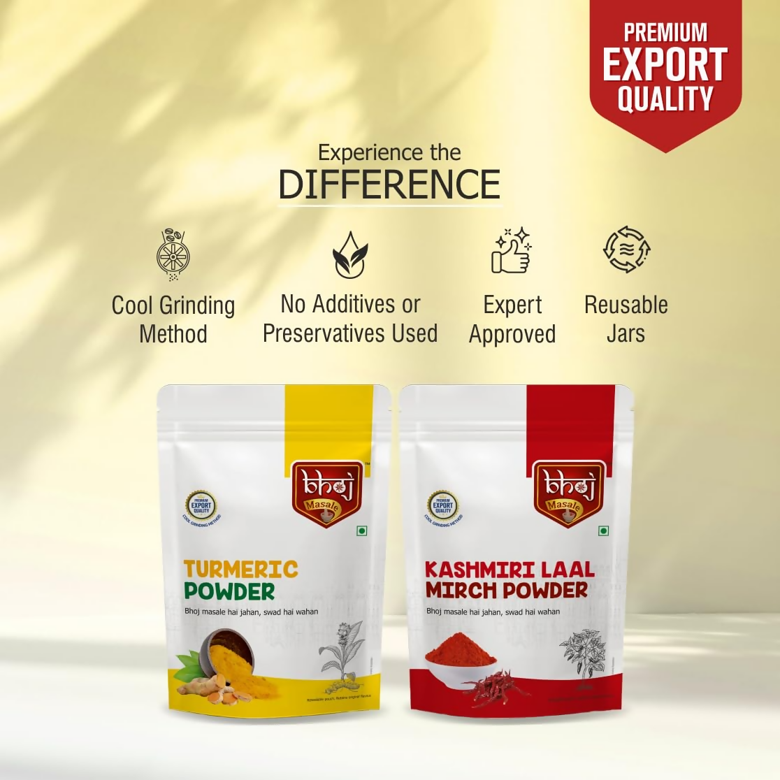 Bhoj Masale Haldi And Kashmiri Lal Mirch Powder - Distacart