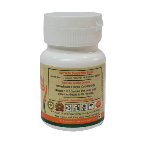 Deep Ayurveda Curcumin 500mg Veg Capsules - Distacart