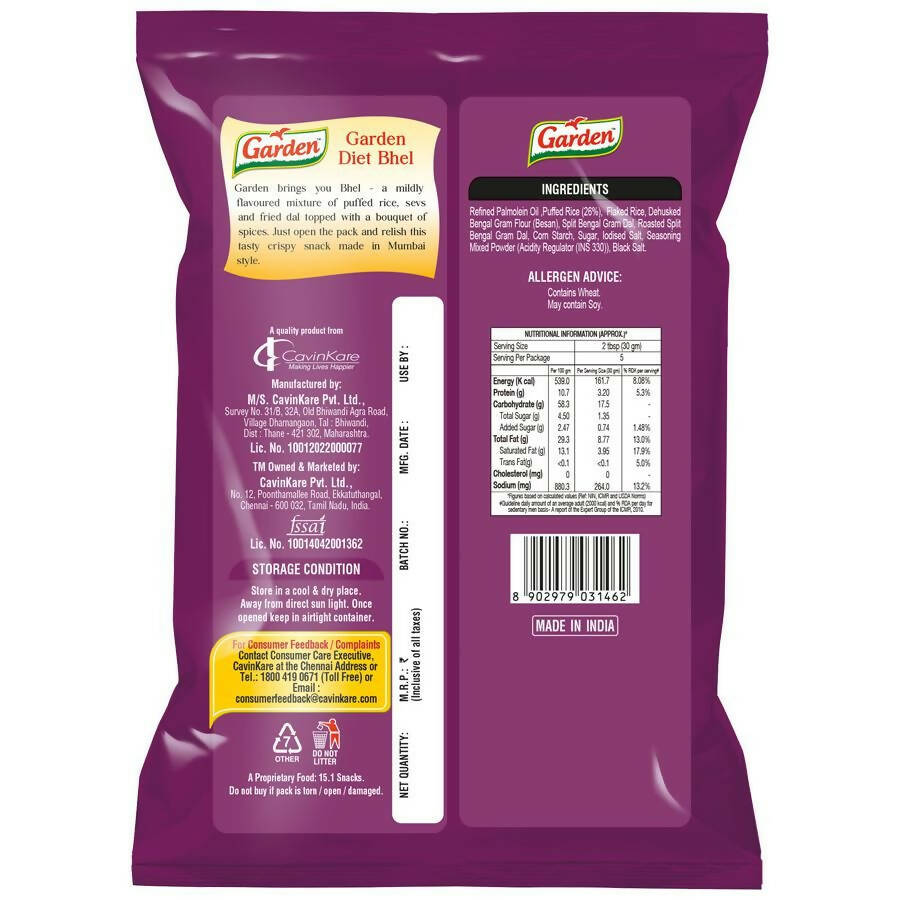 Garden Diet Bhel Mumbai Special