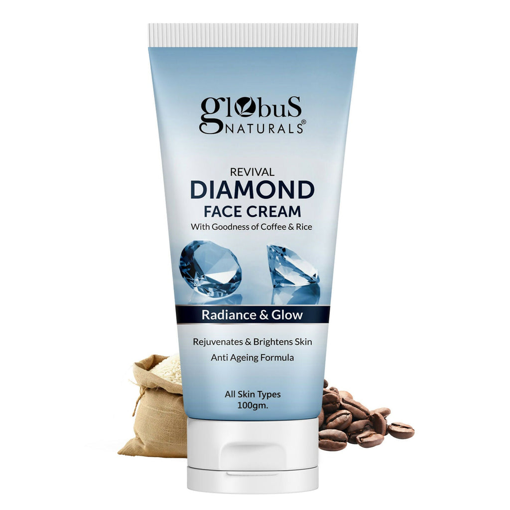 Globus Naturals Revival Diamond Face Cream, Suitable For All Skin Types