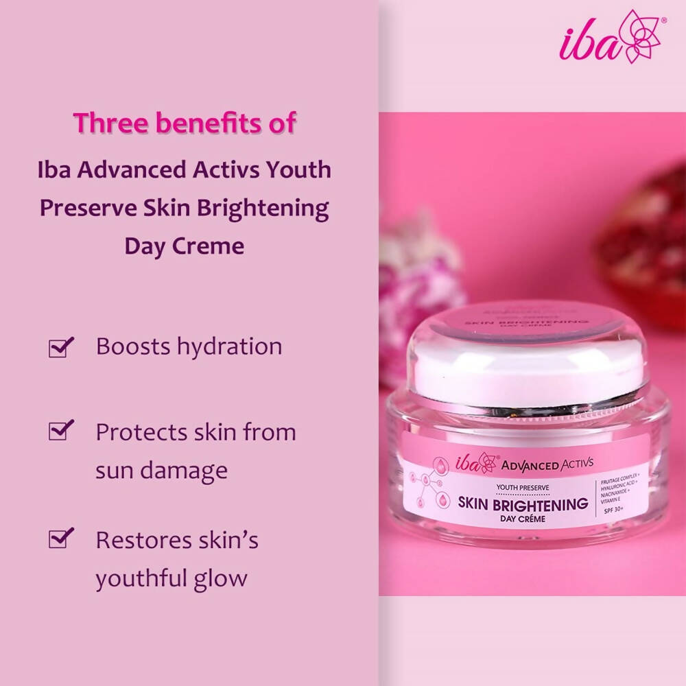 Iba Advanced Activs Youth Preserve Skin Brightening Day Crème SPF 30+