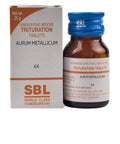 SBL Homeopathy Aurum Metallicum Trituration Tablet 6X - Distacart