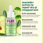 PLIX The Plant Fix Barrier Repair Regime Combo with Avocado Serum & Cleanser