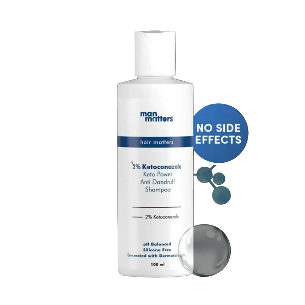 Man Matters 2% Ketoconazole Anti Dandruff Shampoo, Cruelty Free, Vegan, No Side Effects