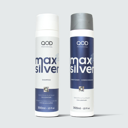 QOD Professional Max Silver Shampoo and Conditioner