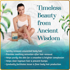 Roots and Herbs Neem and Fennel Depilatory Ubtan for Hair Removal
