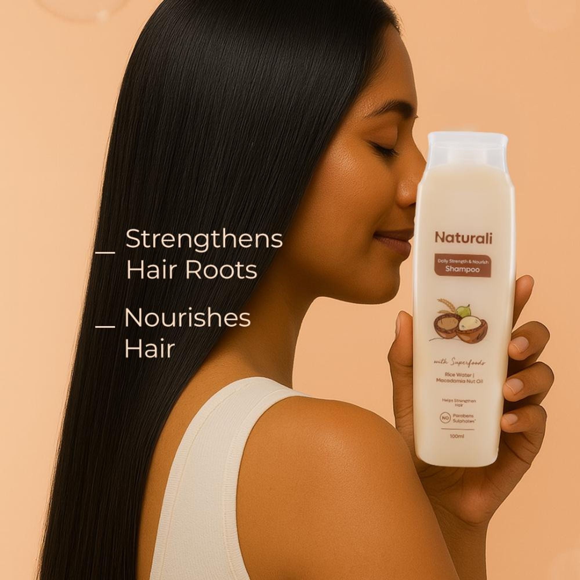 Naturali Daily Strength & Nourish Shampoo, Nourishes & Strengthens Hair