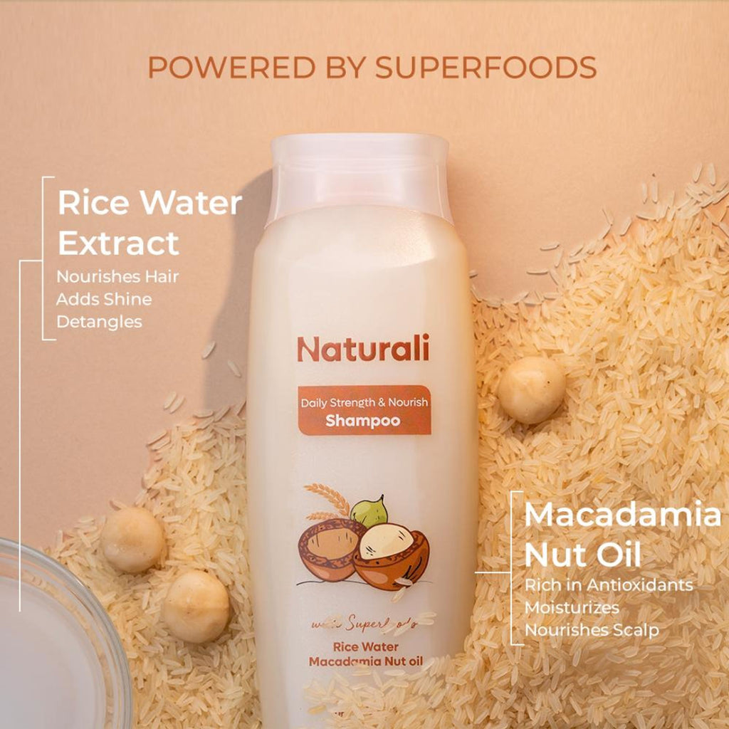 Naturali Daily Strength & Nourish Shampoo, Nourishes & Strengthens Hair